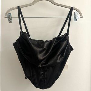BLACK crop top